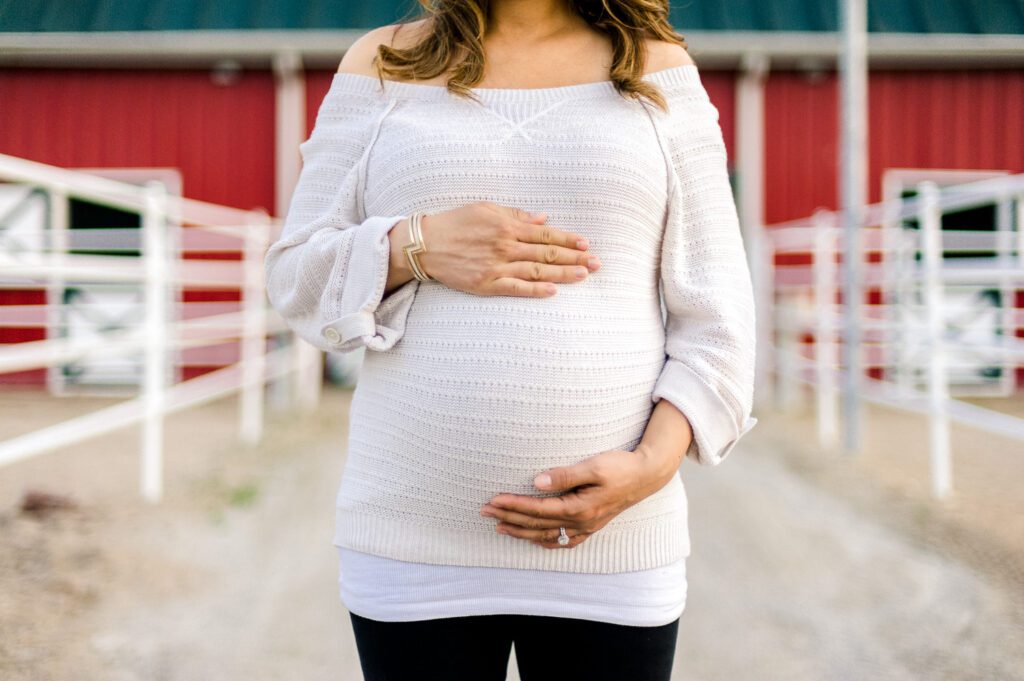 October Elf Women Cotton Maternity Pregnant Mother Under Bump